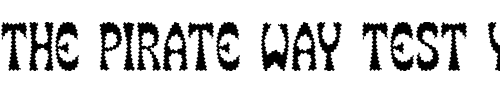 Font : SmokeHouseWave Custom Text : The Pirate Way Test your own text here Click to download or to view this font on a tshirt that can be custom printed in Bali