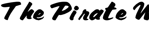 Font : SmoothFontNew75-Regular Custom Text : The Pirate Way Test your own text here Click to download or to view this font on a tshirt that can be custom printed in Bali