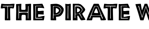 Font : SnakeRiver-Regular-DB Custom Text : The Pirate Way Test your own text here Click to download or to view this font on a tshirt that can be custom printed in Bali