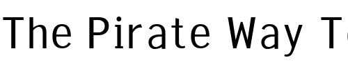 Font : SonGothic-Book Custom Text : The Pirate Way Test your own text here Click to download or to view this font on a tshirt that can be custom printed in Bali