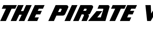 Font : Sonic-Cut-Thru-Heavy-BT Custom Text : The Pirate Way Test your own text here Click to download or to view this font on a tshirt that can be custom printed in Bali