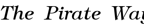 Font : Sophisticate-Light-SSi-Light-Italic Custom Text : The Pirate Way Test your own text here Click to download or to view this font on a tshirt that can be custom printed in Bali