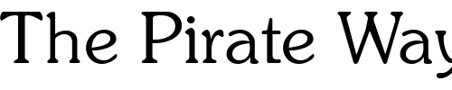 Font : Soutane-Regular Custom Text : The Pirate Way Test your own text here Click to download or to view this font on a tshirt that can be custom printed in Bali