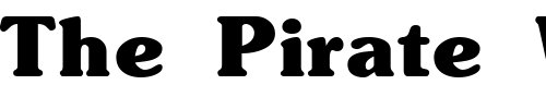 Font : SoutaneBlack-Regular Custom Text : The Pirate Way Test your own text here Click to download or to view this font on a tshirt that can be custom printed in Bali