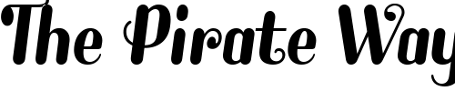 Font : SouthlandJF Custom Text : The Pirate Way Test your own text here Click to download or to view this font on a tshirt that can be custom printed in Bali