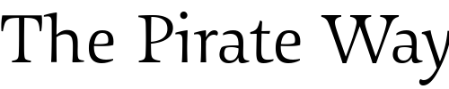 Font : Sovereign-Light Custom Text : The Pirate Way Test your own text here Click to download or to view this font on a tshirt that can be custom printed in Bali