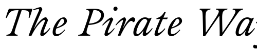 Font : Sovereign-LightItalic Custom Text : The Pirate Way Test your own text here Click to download or to view this font on a tshirt that can be custom printed in Bali