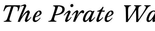Font : Sovereign-MediumItalic Custom Text : The Pirate Way Test your own text here Click to download or to view this font on a tshirt that can be custom printed in Bali