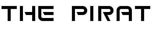 Font : Space-Frigate Custom Text : The Pirate Way Test your own text here Click to download or to view this font on a tshirt that can be custom printed in Bali