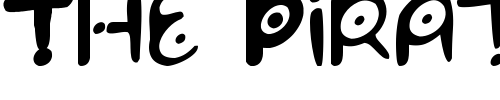 Font : Space-Pontiff Custom Text : The Pirate Way Test your own text here Click to download or to view this font on a tshirt that can be custom printed in Bali