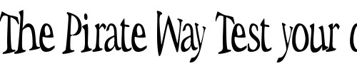 Font : Space-Woozies Custom Text : The Pirate Way Test your own text here Click to download or to view this font on a tshirt that can be custom printed in Bali