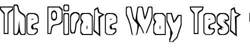 Font : Space-ship-354 Custom Text : The Pirate Way Test your own text here Click to download or to view this font on a tshirt that can be custom printed in Bali