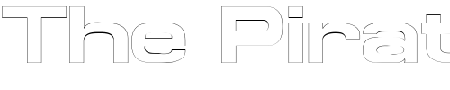 Font : SpaceOutBoldOutline Custom Text : The Pirate Way Test your own text here Click to download or to view this font on a tshirt that can be custom printed in Bali