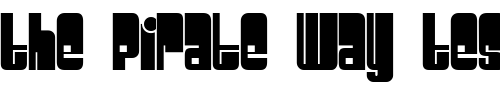 Font : Spacebeach Custom Text : The Pirate Way Test your own text here Click to download or to view this font on a tshirt that can be custom printed in Bali