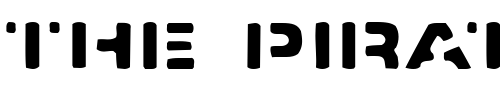 Font : Spacedock-Stencil Custom Text : The Pirate Way Test your own text here Click to download or to view this font on a tshirt that can be custom printed in Bali