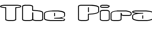 Font : Spacious-Outline--BRK Custom Text : The Pirate Way Test your own text here Click to download or to view this font on a tshirt that can be custom printed in Bali