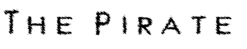 Font : Spat-Crumb Custom Text : The Pirate Way Test your own text here Click to download or to view this font on a tshirt that can be custom printed in Bali