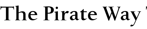 Font : SpectrumMT-SemiBold Custom Text : The Pirate Way Test your own text here Click to download or to view this font on a tshirt that can be custom printed in Bali