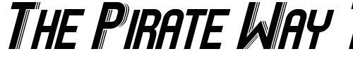 Font : Speed+ Custom Text : The Pirate Way Test your own text here Click to download or to view this font on a tshirt that can be custom printed in Bali