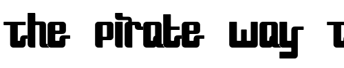 Font : SpeedFreek Custom Text : The Pirate Way Test your own text here Click to download or to view this font on a tshirt that can be custom printed in Bali