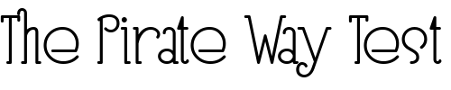 Font : SpeedballNo3 Custom Text : The Pirate Way Test your own text here Click to download or to view this font on a tshirt that can be custom printed in Bali