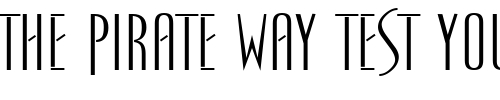 Font : Spellbound-Regular Custom Text : The Pirate Way Test your own text here Click to download or to view this font on a tshirt that can be custom printed in Bali