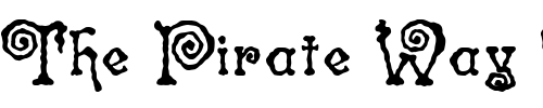 Font : Spinstee Custom Text : The Pirate Way Test your own text here Click to download or to view this font on a tshirt that can be custom printed in Bali