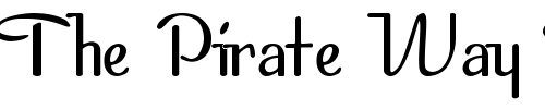 Font : Spirit Custom Text : The Pirate Way Test your own text here Click to download or to view this font on a tshirt that can be custom printed in Bali
