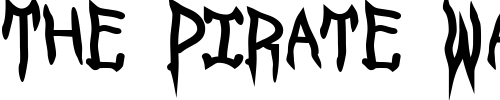Font : SpookShow-Undead Custom Text : The Pirate Way Test your own text here Click to download or to view this font on a tshirt that can be custom printed in Bali
