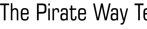 Font : Square-721-Condensed-BT Custom Text : The Pirate Way Test your own text here Click to download or to view this font on a tshirt that can be custom printed in Bali