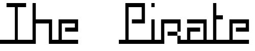 Font : Squaropen-Condensed Custom Text : The Pirate Way Test your own text here Click to download or to view this font on a tshirt that can be custom printed in Bali