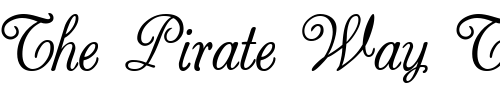 Font : Stanzie-JF Custom Text : The Pirate Way Test your own text here Click to download or to view this font on a tshirt that can be custom printed in Bali