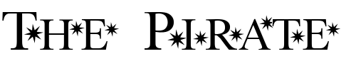 Font : Star-Hound Custom Text : The Pirate Way Test your own text here Click to download or to view this font on a tshirt that can be custom printed in Bali
