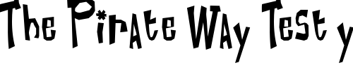 Font : Starbuck Custom Text : The Pirate Way Test your own text here Click to download or to view this font on a tshirt that can be custom printed in Bali