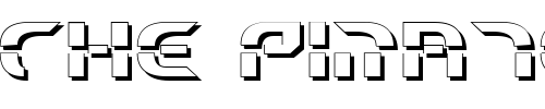 Font : Starfighter-Beta-3D Custom Text : The Pirate Way Test your own text here Click to download or to view this font on a tshirt that can be custom printed in Bali