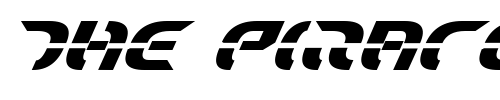 Font : Starfighter-Bold-Italic Custom Text : The Pirate Way Test your own text here Click to download or to view this font on a tshirt that can be custom printed in Bali