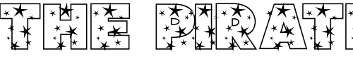 Font : Starlight-Sans-JL Custom Text : The Pirate Way Test your own text here Click to download or to view this font on a tshirt that can be custom printed in Bali