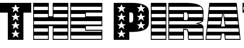 Font : StarsAndStripes Custom Text : The Pirate Way Test your own text here Click to download or to view this font on a tshirt that can be custom printed in Bali