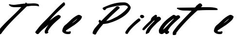 Font : StatelyTypeStyle77-Bold Custom Text : The Pirate Way Test your own text here Click to download or to view this font on a tshirt that can be custom printed in Bali