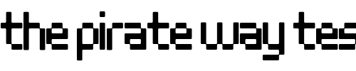 Font : Stedelijk Custom Text : The Pirate Way Test your own text here Click to download or to view this font on a tshirt that can be custom printed in Bali
