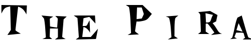 Font : Stegosaurus Custom Text : The Pirate Way Test your own text here Click to download or to view this font on a tshirt that can be custom printed in Bali