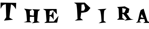 Font : Stegosaurus-Heavy Custom Text : The Pirate Way Test your own text here Click to download or to view this font on a tshirt that can be custom printed in Bali