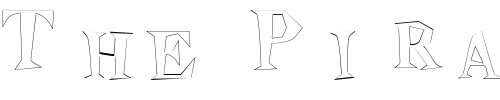 Font : StegosaurusOutline Custom Text : The Pirate Way Test your own text here Click to download or to view this font on a tshirt that can be custom printed in Bali