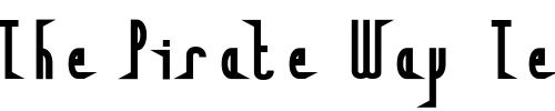 Font : StelefontBevel Custom Text : The Pirate Way Test your own text here Click to download or to view this font on a tshirt that can be custom printed in Bali