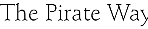 Font : StempelSchneidler-Light Custom Text : The Pirate Way Test your own text here Click to download or to view this font on a tshirt that can be custom printed in Bali
