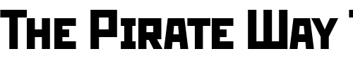 Font : StenbergITC-TT Custom Text : The Pirate Way Test your own text here Click to download or to view this font on a tshirt that can be custom printed in Bali