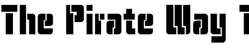 Font : Stencil-Camera Custom Text : The Pirate Way Test your own text here Click to download or to view this font on a tshirt that can be custom printed in Bali