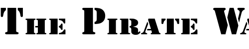 Font : Stencil-Regular Custom Text : The Pirate Way Test your own text here Click to download or to view this font on a tshirt that can be custom printed in Bali