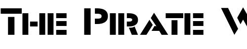 Font : Stencil-Sans-Extended-Normal Custom Text : The Pirate Way Test your own text here Click to download or to view this font on a tshirt that can be custom printed in Bali