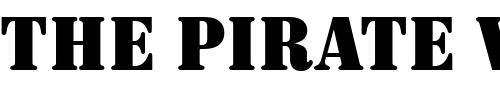 Font : StencilSolD Custom Text : The Pirate Way Test your own text here Click to download or to view this font on a tshirt that can be custom printed in Bali